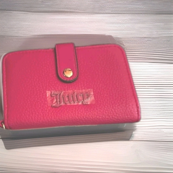 Juicy Couture Handbags - Juicy Couture Vibrant Hot Pink Wallet BiFold Wallet-NWT